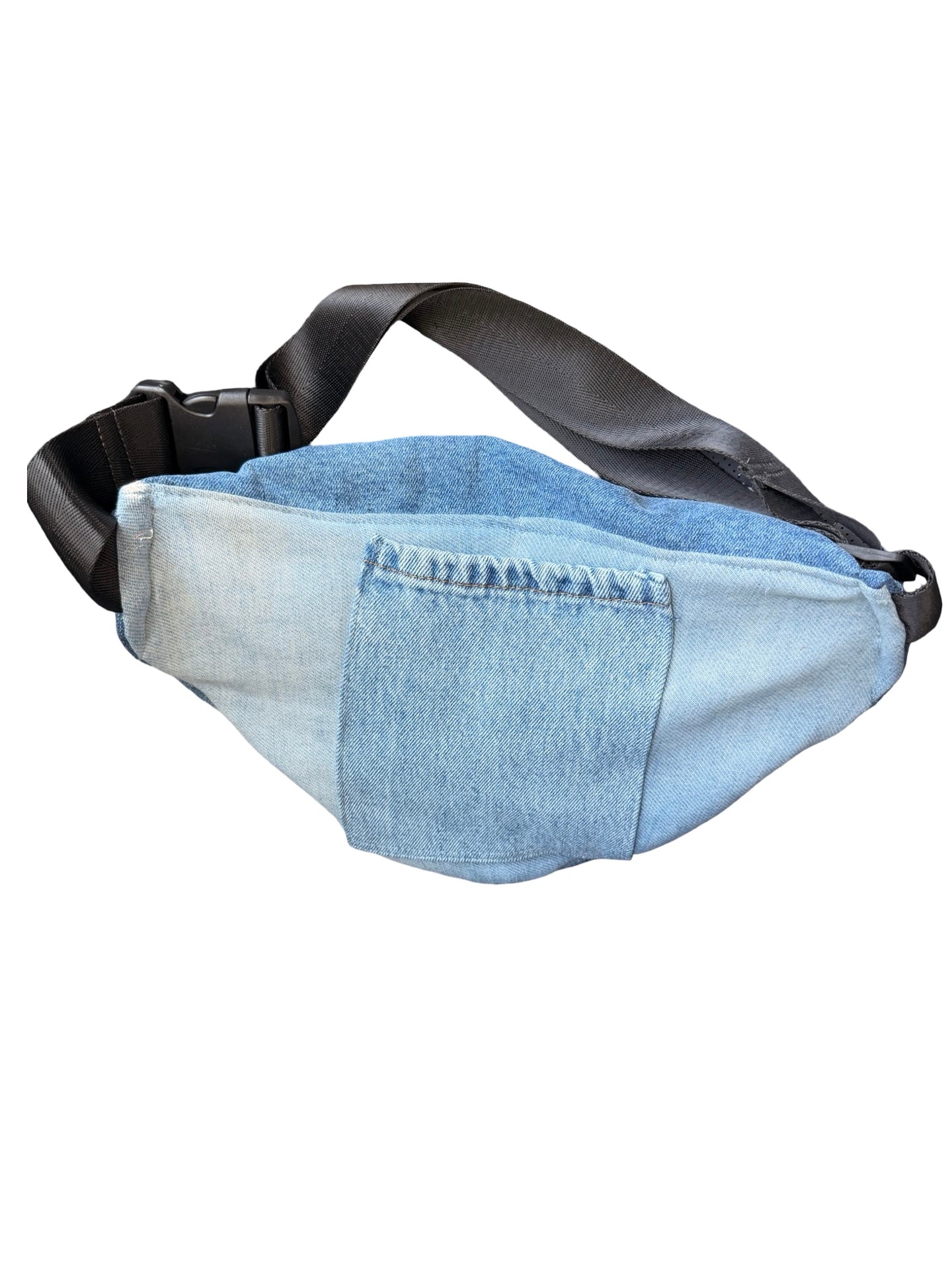 Denim belt bag