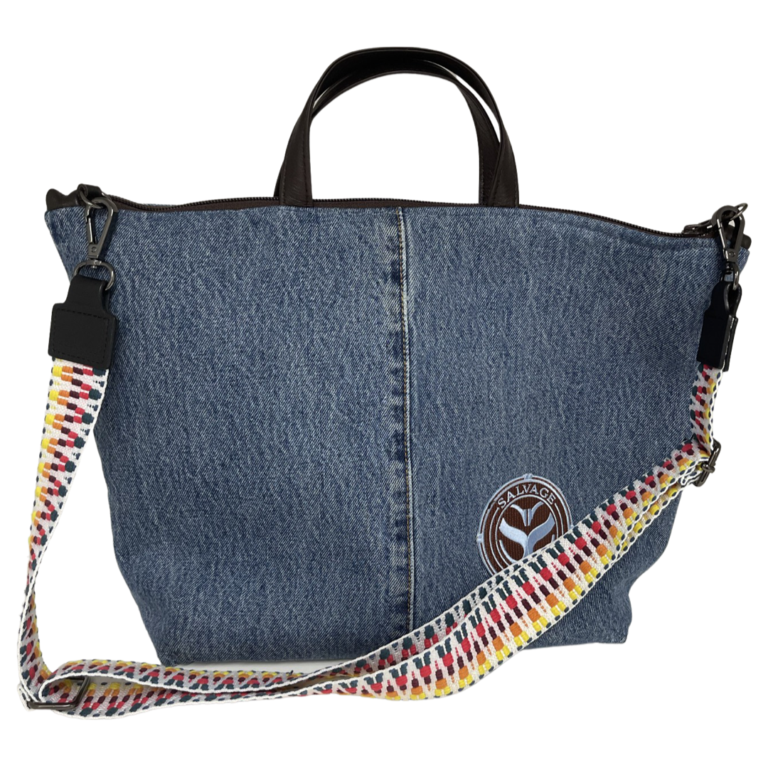 PNG Bag handbag brown blue.