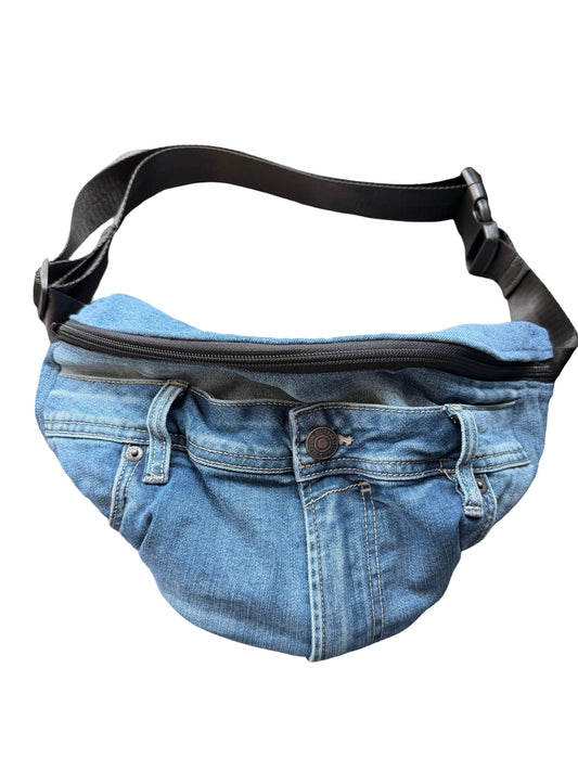 Denim belt bag