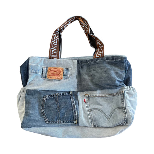 Denim diaper/duffle