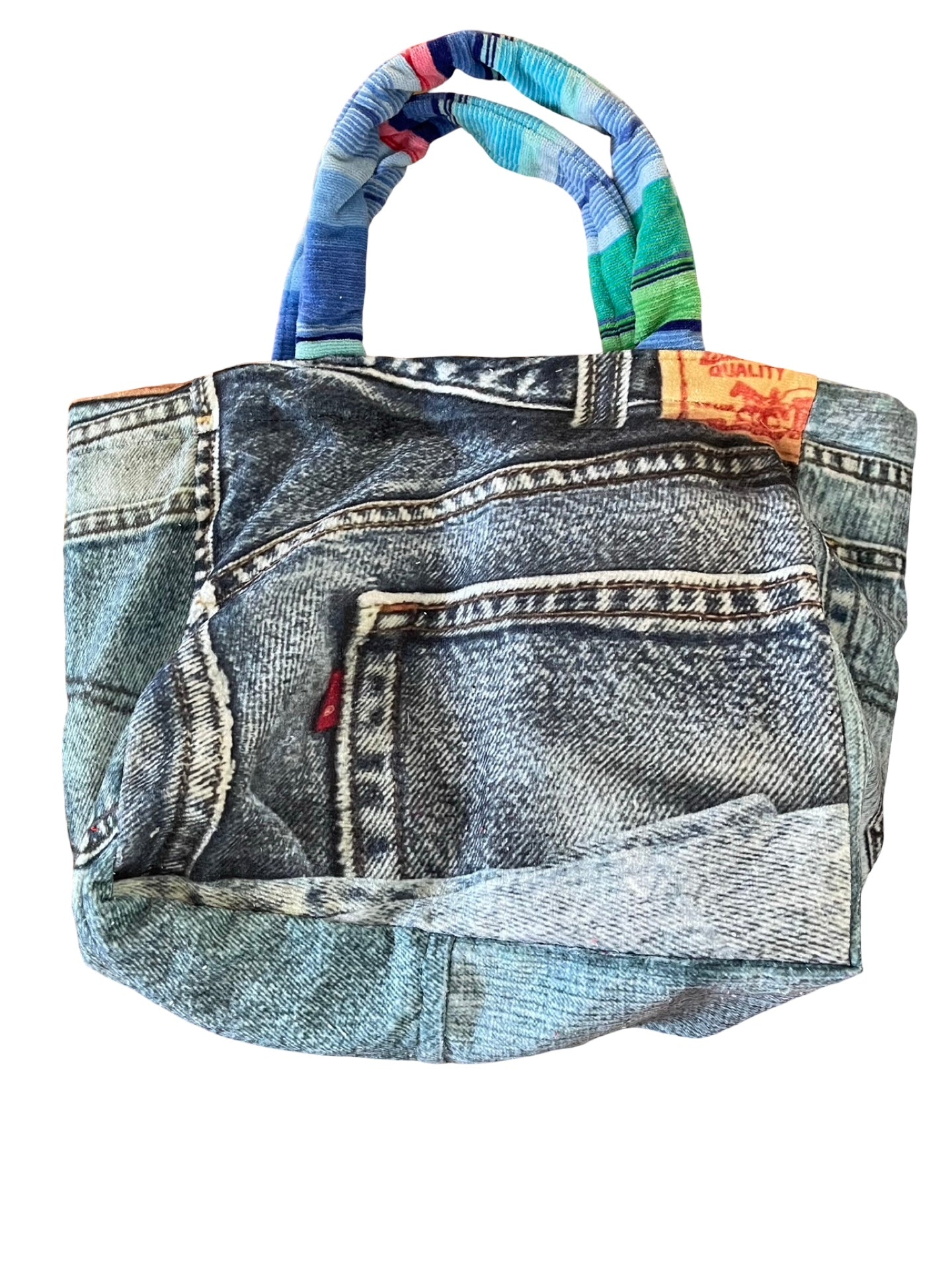Faux denim medium